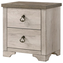 Load image into Gallery viewer, Crown Mark Patterson Nightstand in Driftwood Grey image