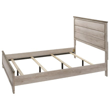 Load image into Gallery viewer, Crown Mark Patterson Queen Panel Bed in Driftwood Grey