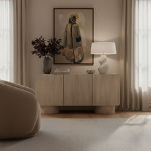 Load image into Gallery viewer, Adagio - Solid Wood And Oak Veneer Sideboard / Buffet