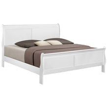 Load image into Gallery viewer, Crown Mark Louis Philip Twin Sleigh Bed in White image