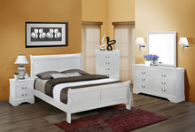 Load image into Gallery viewer, Crown Mark Louis Philip King Sleigh Bed in White