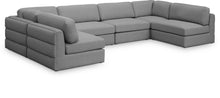 Load image into Gallery viewer, Beckham - 6 Piece Modular U-Shaped Armless Sectional