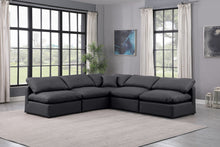 Load image into Gallery viewer, Indulge - Faux Leather 5 Piece Modular Corner Armless Sectional