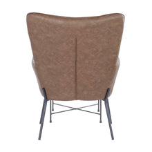 Load image into Gallery viewer, Izzy - Industrial Lounge Chair & Ottoman Set
