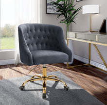 Load image into Gallery viewer, Arden - Office Chair with Gold Legs
