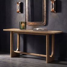 Load image into Gallery viewer, Turnkey - Trestle Console Table - Antique Brown