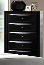 Load image into Gallery viewer, Crown Mark Furniture Emily Drawer Chest in Black