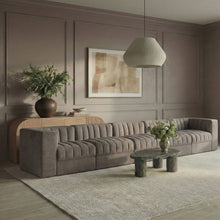 Load image into Gallery viewer, Rummi - Velvet Performance Fabric Upholstered 5 Piece Modular Sofa