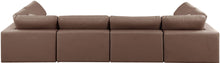 Load image into Gallery viewer, Comfy - 6 Piece Faux Leather Modular Armless Sectional