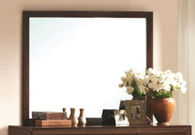 Load image into Gallery viewer, Crown Mark Furniture Evan Dresser Mirror in Warm Brown