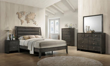 Load image into Gallery viewer, Crown Mark Furniture Evan Queen Panel Bed in Grey