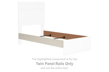 Load image into Gallery viewer, Stelsie - Twin Panel Rails - White