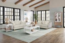 Load image into Gallery viewer, Loveseat With 2 Reversable Cushions And 2 Pillows - Off White