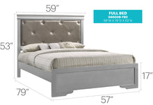 Load image into Gallery viewer, Chic Elegantly Designed Transitional Bed