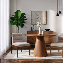 Load image into Gallery viewer, Eloura - Linen Textured Fabric Dining Chair (Set of 2)