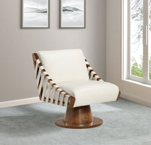 Load image into Gallery viewer, Millwin - Swivel Accent Chair With Brown Base