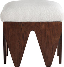 Load image into Gallery viewer, Altair - Fabric Bench - Dark Brown Base