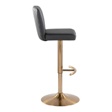 Load image into Gallery viewer, Henry - Contemporary Adjustable Barstool With Swivel With Rounded T Footrest (Set of 2)