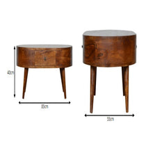 Load image into Gallery viewer, Rounded Wood Table