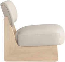 Load image into Gallery viewer, Vetra - Vegan Leather Upholstered Accent Chair With Natural Base