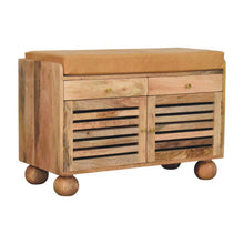 Load image into Gallery viewer, Shutter Shoe Rack With 2 Drawers - Beige