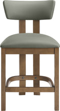 Load image into Gallery viewer, Lavrin - Vegan Leather Upholstered Counter Stool (Set of 2) - Walnut Base