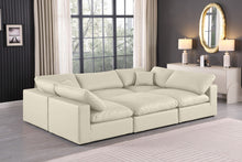 Load image into Gallery viewer, Comfy - 6 Piece Faux Leather Sectional
