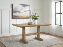 Load image into Gallery viewer, Ridgester - Rectangular Dining Room Counter Table - Light Brown