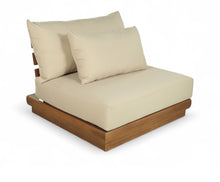 Load image into Gallery viewer, Mirella - Water Resistant Fabric Upholstered Outdoor Patio Modular Armless Chair