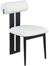 Load image into Gallery viewer, Dario - Faux Leather Dining Chair With Black Frame (Set of 2)