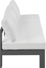 Load image into Gallery viewer, Nizuc - Outdoor Patio 3 Seat Armless Modular Sofa With Gray Frame