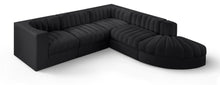 Load image into Gallery viewer, Rummi - Velvet Performance Fabric Upholstered 5 Piece Modular Sectional