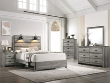 Load image into Gallery viewer, Crown Mark Furniture Carter Queen Platform Bed in Gray