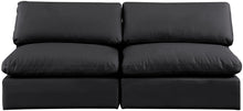 Load image into Gallery viewer, Comfy - Faux Leather Modular Armless Sofa 2 Seats