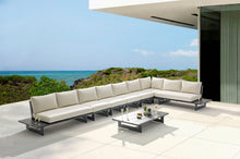 Load image into Gallery viewer, Maldives - 7 Piece Water Resistant Outdoor Patio Modular Sectional With Gray Base
