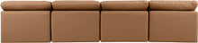 Load image into Gallery viewer, Indulge - Faux Leather 4 Seat Modular Armless Sofa