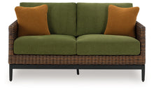 Load image into Gallery viewer, Horizon Hall - Loveseat With Cushion - Brown / Green