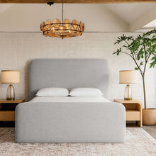 Load image into Gallery viewer, Fira - Linen Textured Fabric Upholstered Bed
