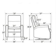 Load image into Gallery viewer, Swivel Gliding Recliner