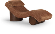 Load image into Gallery viewer, Marcella - Chaise Lounge - Walnut Base