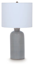 Load image into Gallery viewer, Wimlow - Ceramic Table Lamp - Gray Blue