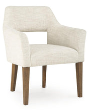 Load image into Gallery viewer, Marxmore - Dining Upholstered Arm Chair (Set of 2) - Beige / Brown