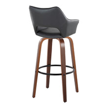 Load image into Gallery viewer, Mustang - Contemporary Fixed Height Barstool With Swivel & Round Footrest (Set of 2)