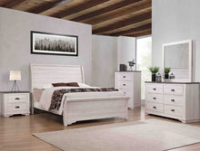Load image into Gallery viewer, Crown Mark Furniture Coralee King Sleigh Bed in White B8130-K