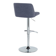 Load image into Gallery viewer, Toriano - Contemporary Adjustable Barstool With Swivel & Rounded T Footrest (Set of 2)