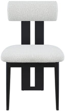 Load image into Gallery viewer, Dario - Boucle Dining Chair With Black Frame (Set of 2)