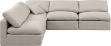 Load image into Gallery viewer, Indulge - Linen 5 Piece Modular Corner Armless Sectional