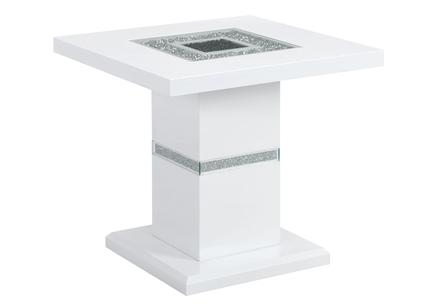 Monaco - End Table Column - White