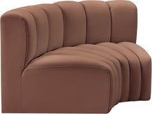 Load image into Gallery viewer, Arc - Faux Leather 2 Piece Modular Sofa