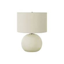 Load image into Gallery viewer, Lighting, Contemporary Table Lamp, Ceramic - Cream